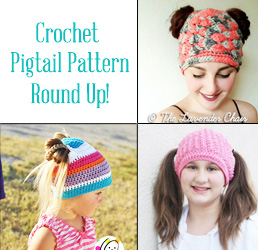 crochet pigtail hat pattern