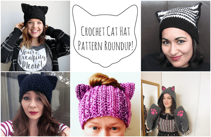 Crochet cat hat patterns