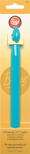 Boye Plastic Crochet Hook Size Q/15.75mm 8