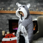 Crochet Hooded Fox Blanket Pattern